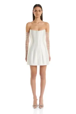 Eliya The Label Kayla Mini Dress White Size S / AU 8 for rent on The Volte - image 2