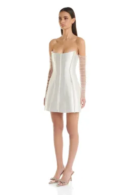 Eliya The Label Kayla Mini Dress White Size S / AU 8 for rent on The Volte - image 5