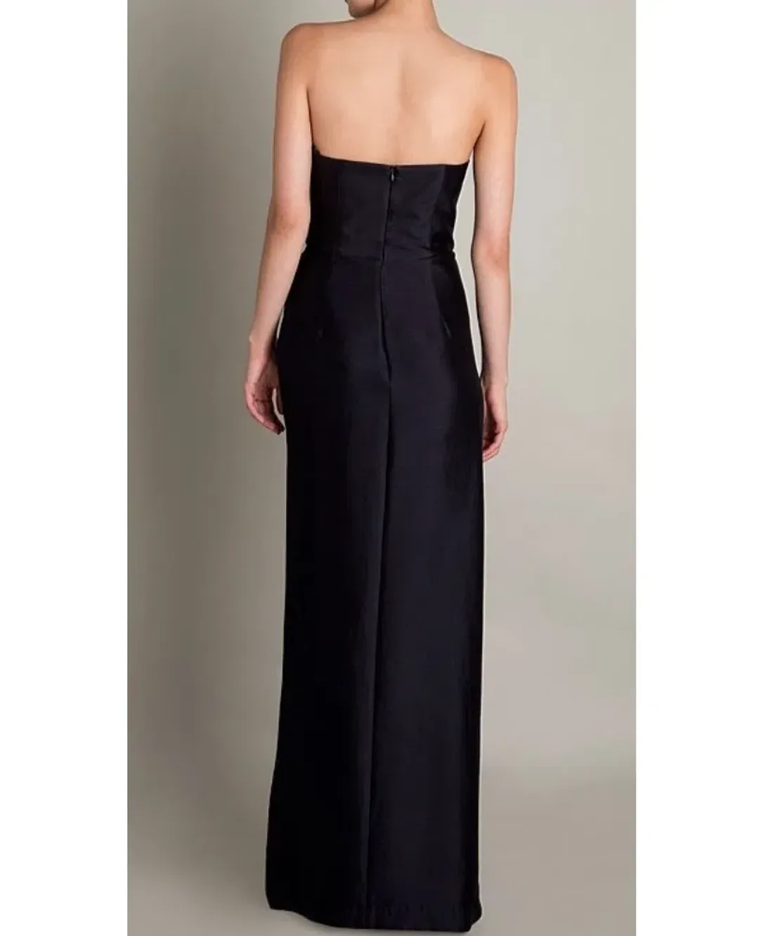 Bianca Spender Cotton Silk Phantasm Dress Ink Size 8 for rent on The Volte - main image