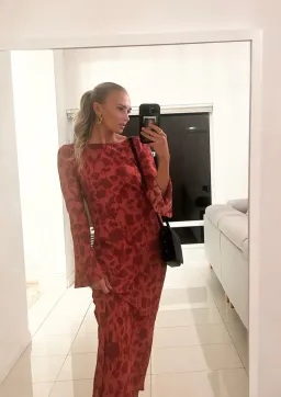 Realisation Par The Gia Maxi Dress Havana Print Size XS /6  for rent on The Volte - image 5