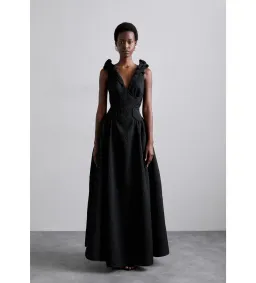 Rachel Gilbert Celia Gown in Black Size 12 for rent on The Volte - image 1