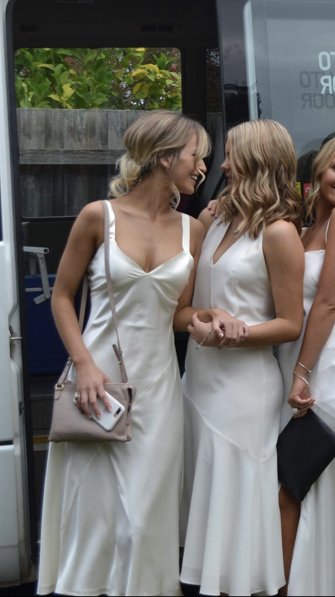 Hansen & Gretel Goldie silk dress bone Size 8 for rent on The Volte - main image