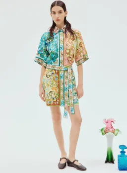 Alemais Dreamer Mini Shirt Dress Size 6 for rent on The Volte - image 1