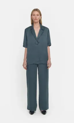 Viktoria and Woods Chorus Shirt Size 1 and Pilot Pants Size 2 Set Deep Petrol  for rent on The Volte - image 1