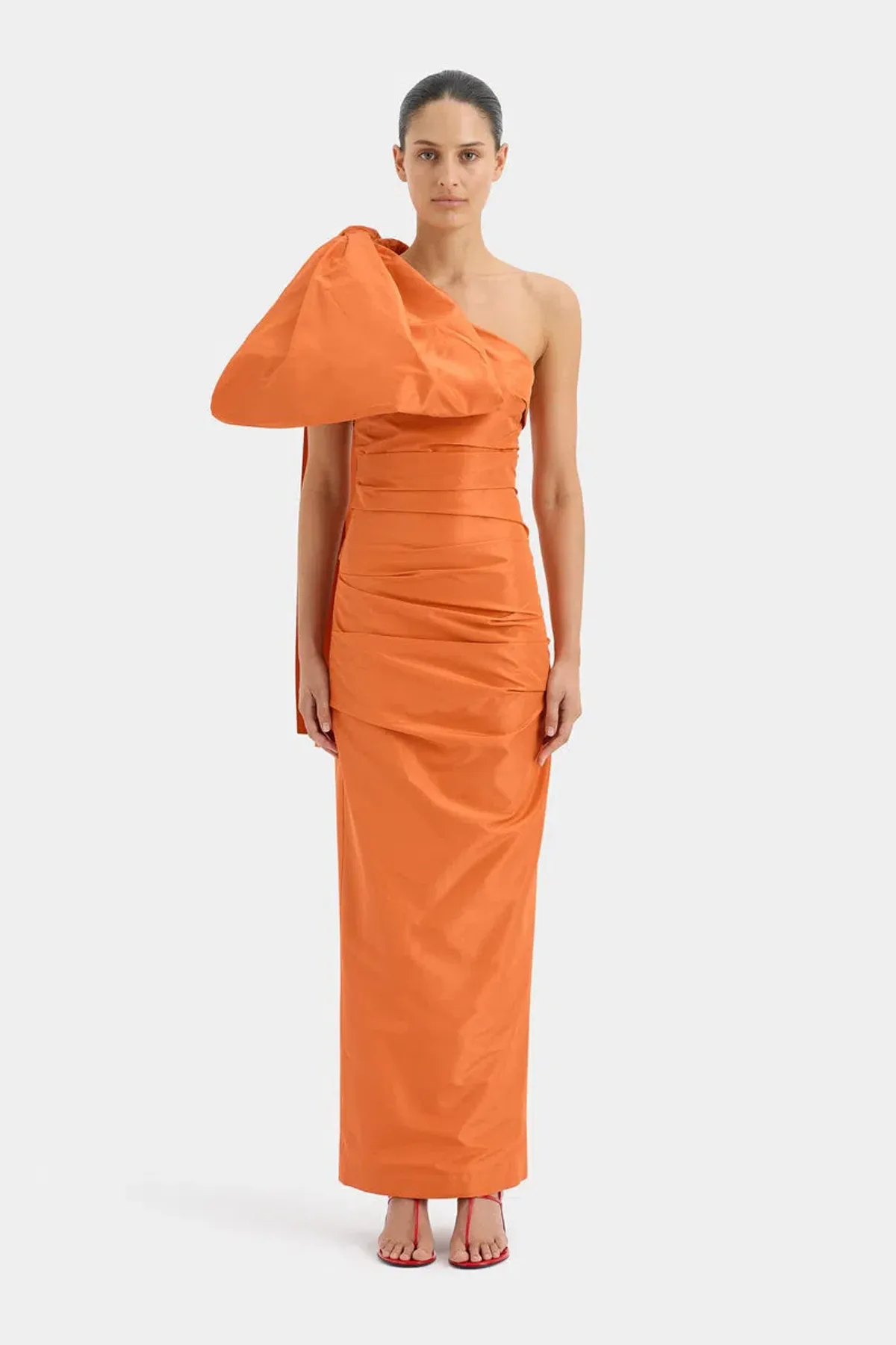 Sir The Label Victoria Gown Orange Size 3 / AU 12 for rent on The Volte - main image