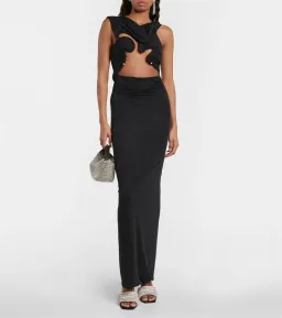 Christopher Esber Venus Tank Dress Black Size 8 for rent on The Volte - image 1