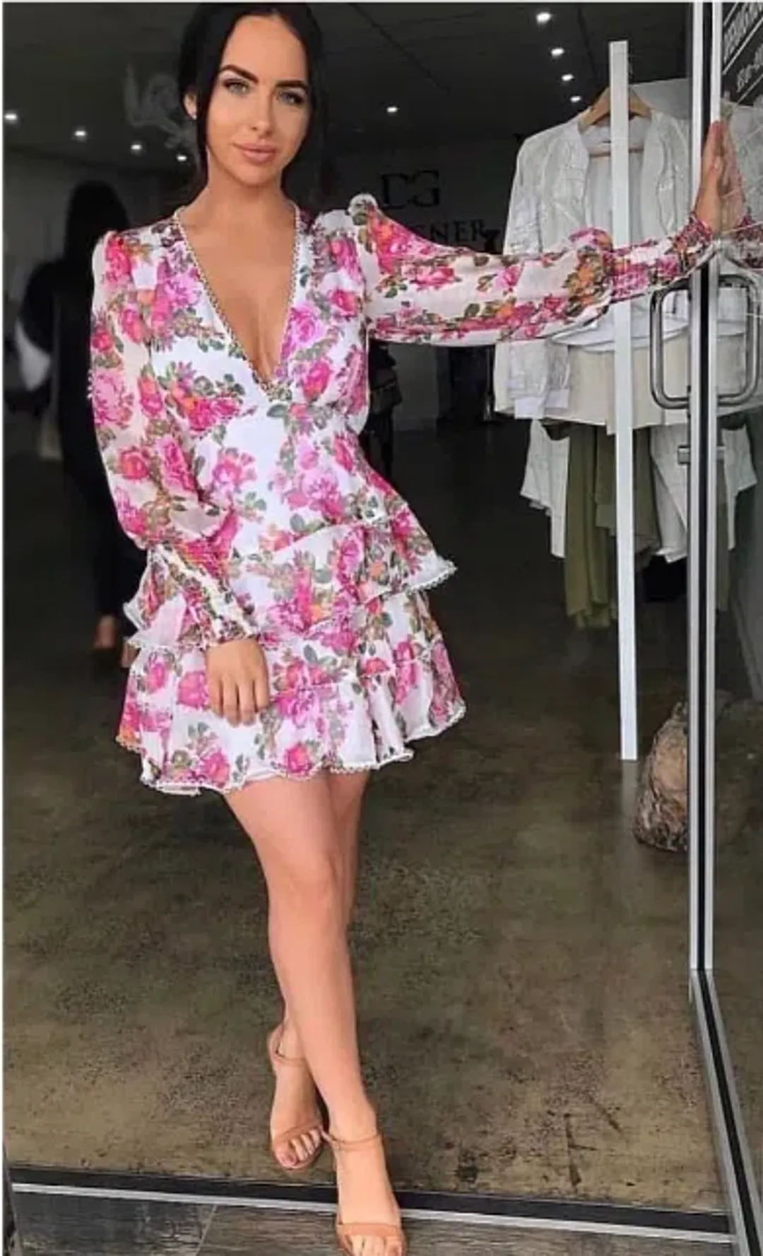 Keepsake the Label Oblivion Mini Dress Floral Size 8 for rent on The Volte - main image