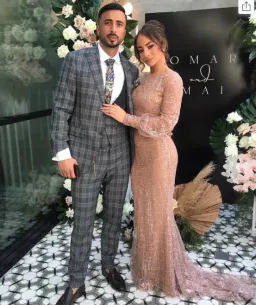 Portia And Scarlett 17655T Long Sleeve Dress Nude Size 8 for rent on The Volte - image 5