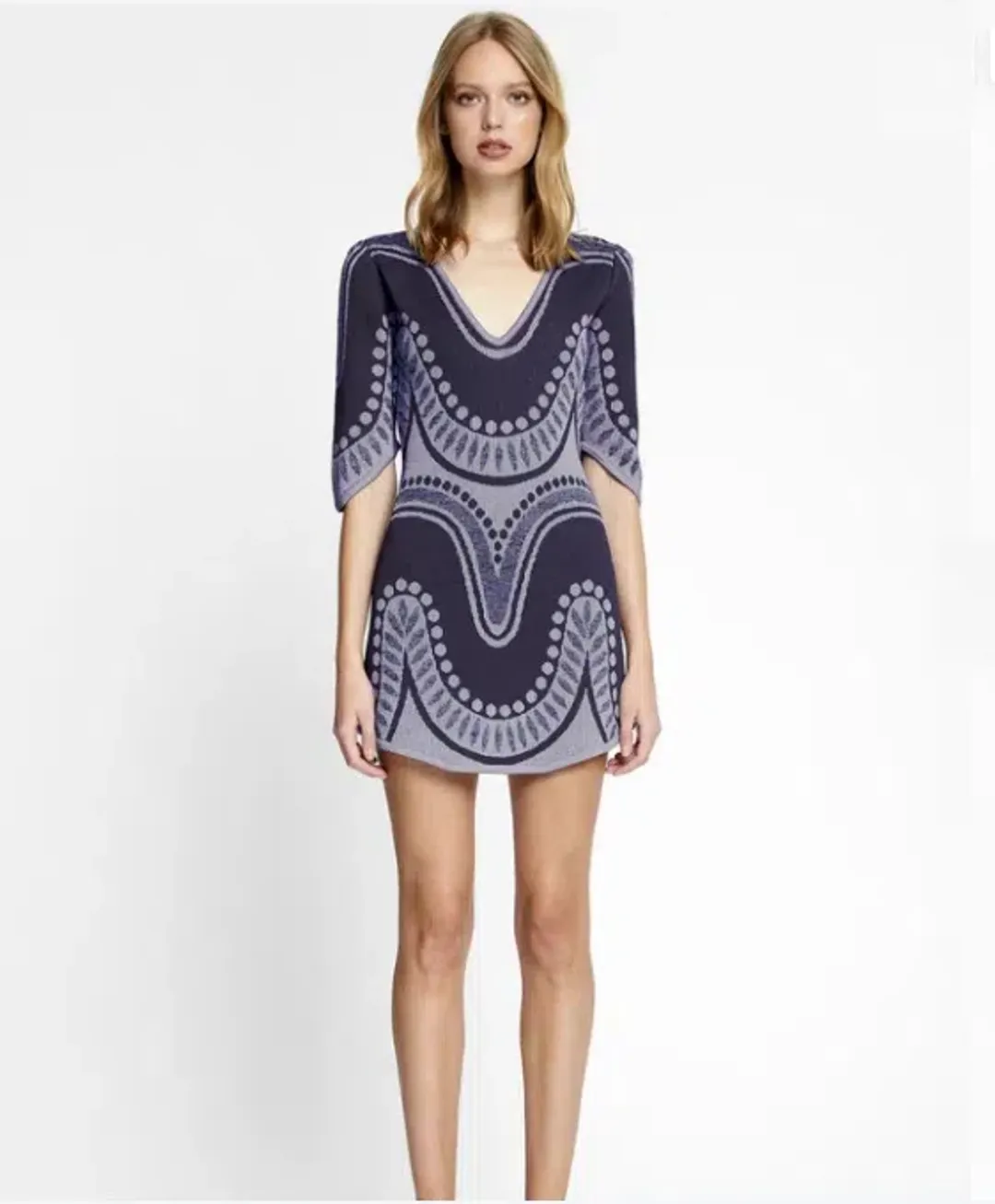 Alice Mccall Windswept Mini Dress Purple Size 6 for rent on The Volte - main image