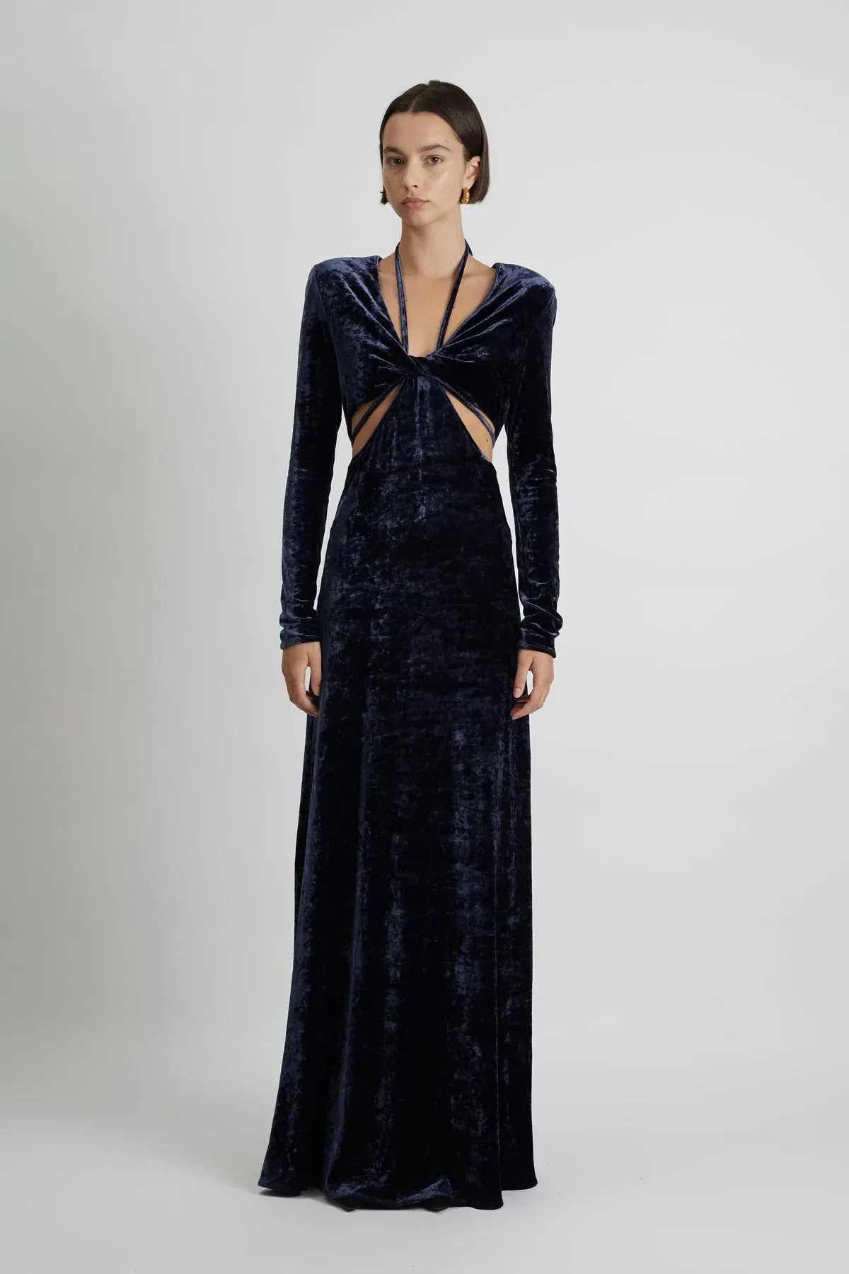 Camilla and Marc Brooks Maxi Dress Navy Size 10 for rent on The Volte - main image