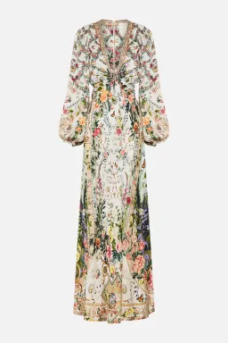 Camilla Renaissance Romance U-Ring Cut Out Dress Size 8 and Small Canvas Clutch for rent on The Volte - image 9