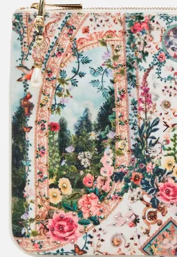 Camilla Renaissance Romance U-Ring Cut Out Dress Size 8 and Small Canvas Clutch for rent on The Volte - image 10