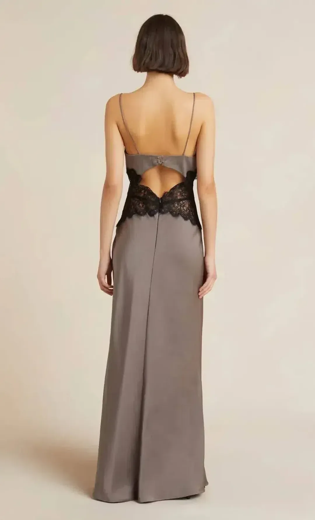 Bec & Bridge Camille Maxi Dress in Pewter Grey Size 8 for rent on The Volte - main image
