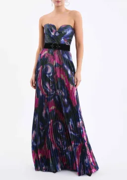 Rebecca Vallance Marlee Gown Print Size 12 for rent on The Volte - image 2