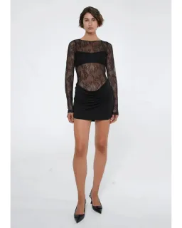 Benni Yana Lace Dress Black Size AU 6 for rent on The Volte - image 1