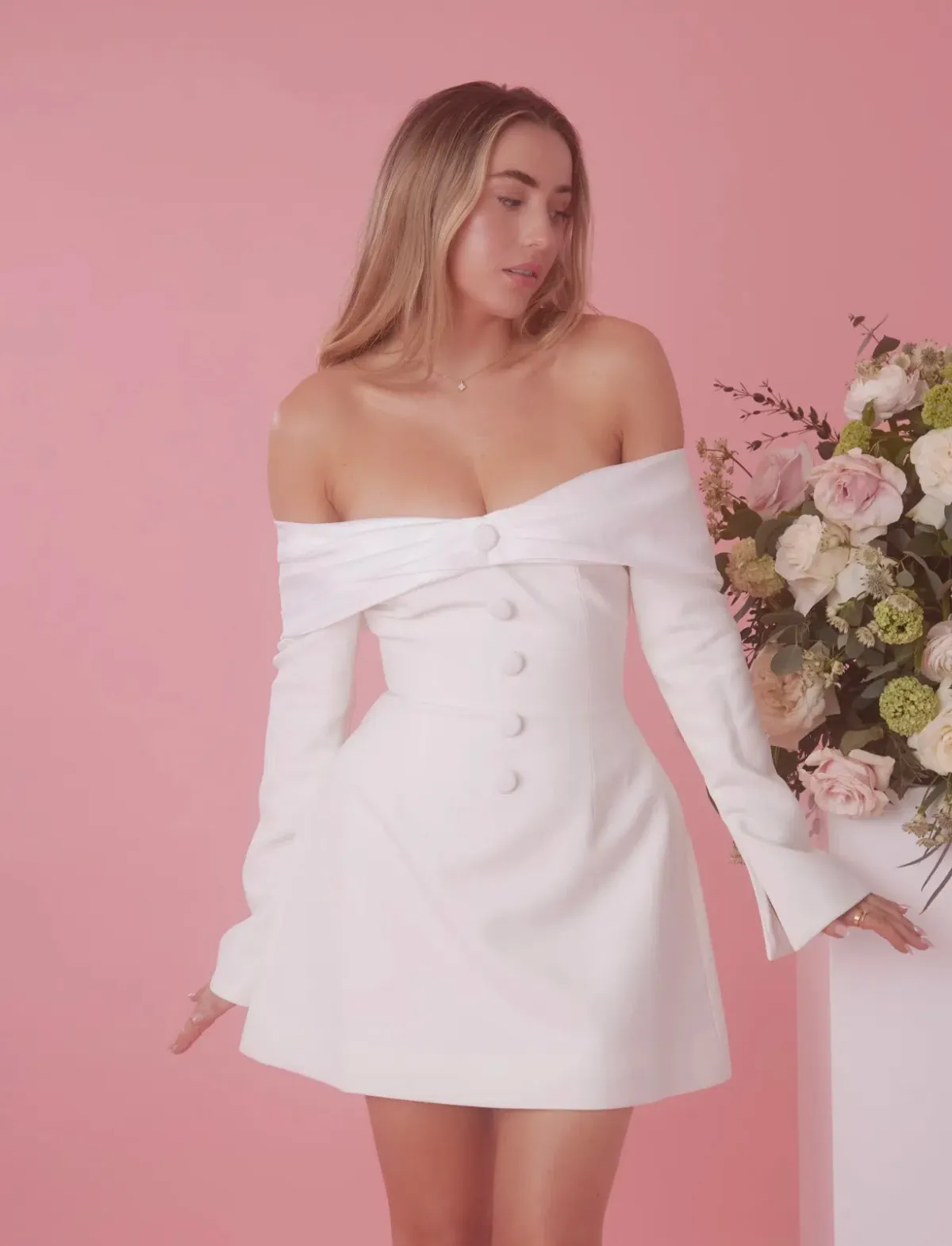 Odd Muse The Ultimate Muse Dress White Size M / AU 10 for rent on The Volte - main image