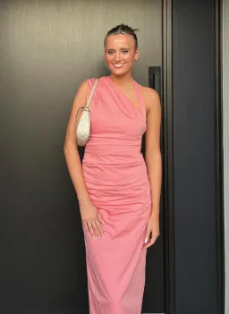 Sir the Label Giacomo Gathered Gown Pink Size 6 for rent on The Volte - image 6