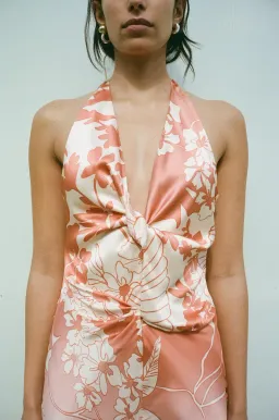 Sir The Label Como Twist Dress Paradiso Print Size 2 / AU 10 for rent on The Volte - image 6