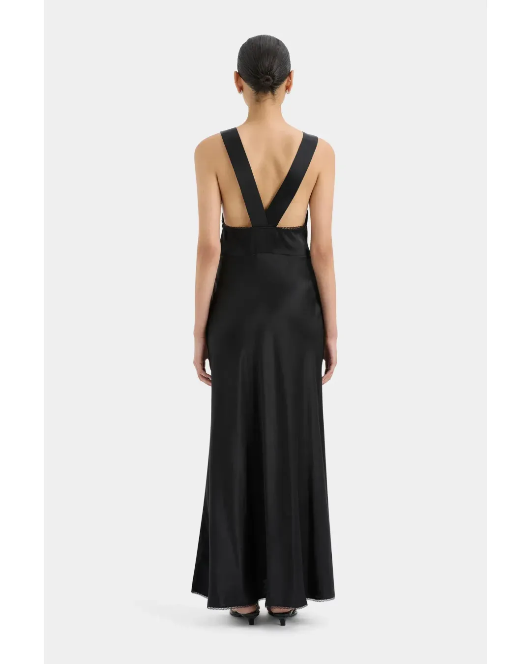 Sir The Label Aries Cut Out Gown Black Size AU 10 for rent on The Volte - main image