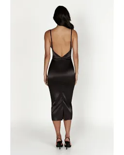 Meshki Brie Corset Midi Dress Black Size S / AU 8  for rent on The Volte - image 4