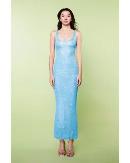 Asta Resort Ana Dress Baia Blue Sequin Size AU 8 for rent on The Volte - image 1