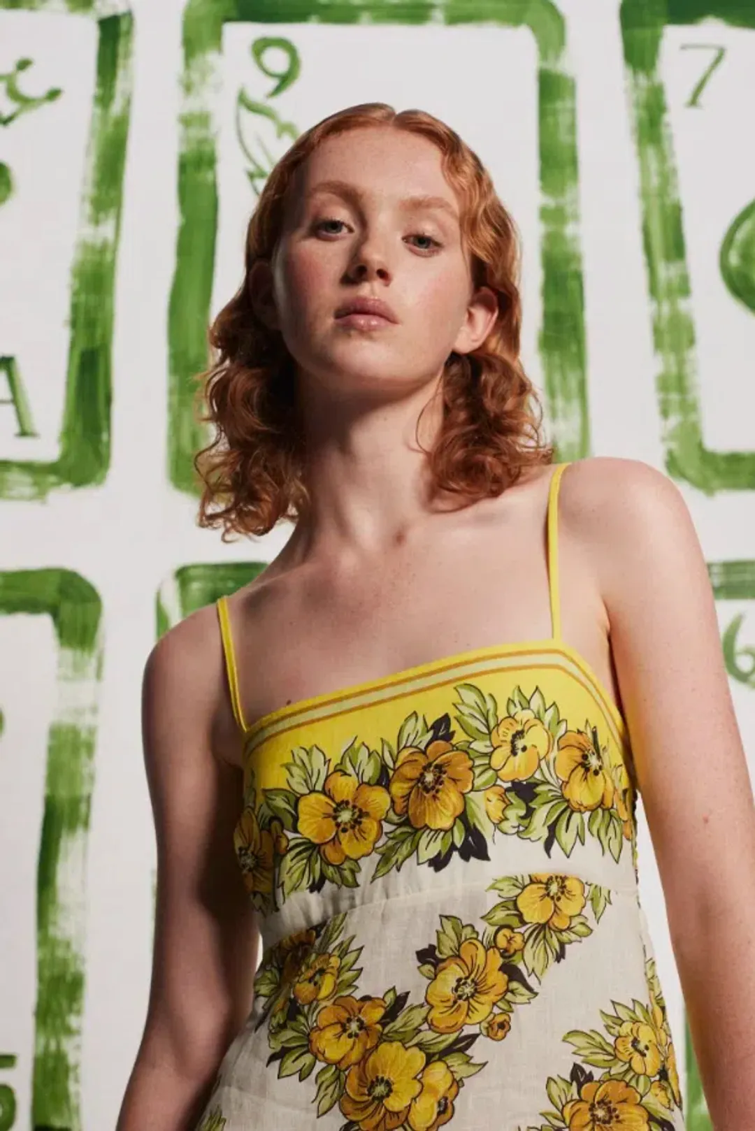 Alemais Gisela Midi Daydress Multi Floral Size 10 for rent on The Volte - main image