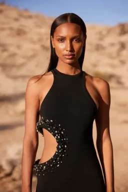 Cult Gaia Katina Midi Dress Black Size 8 for rent on The Volte - image 4