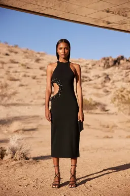 Cult Gaia Katina Midi Dress Black Size 8 for rent on The Volte - image 3