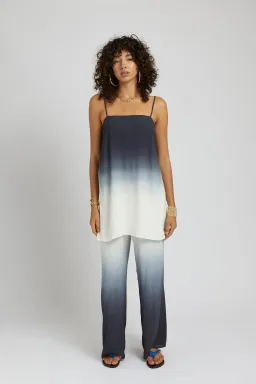 Summi Summi Tunic Top Size XS and Elastic Waist Drawstring Pants Size M Set in Charcoal Fade for rent on The Volte - image 1