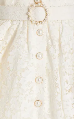 Zimmermann High Tide Tuxedo Mini Dress Ivory Size 0 / AU 8 for rent on The Volte - image 4