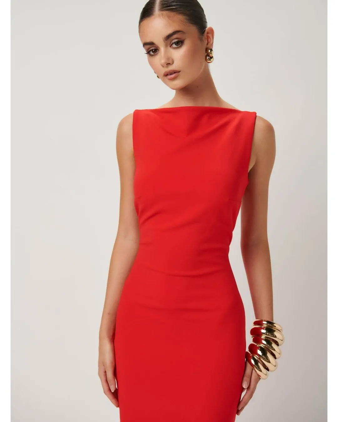 Effie Kats Verona Gown Red Size AU 8 for rent on The Volte - main image