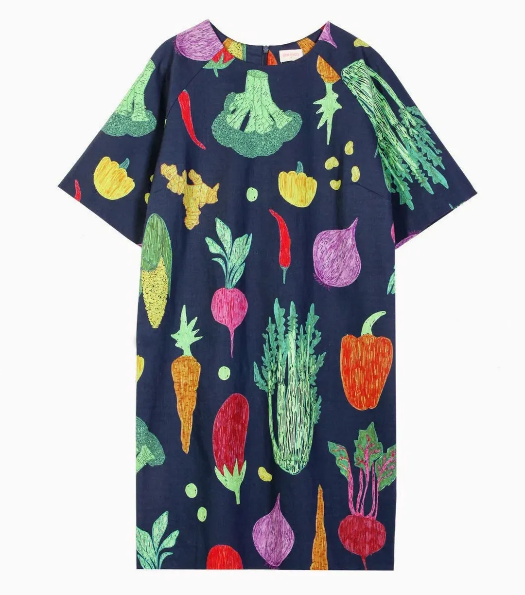 Gorman Vege Winter Harvest Mini Dress Print Size 8 for rent on The Volte - main image