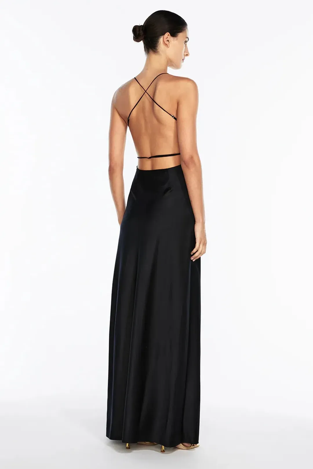 Manning Cartell Liquid Asset Slip Dress Black Size 8 for rent on The Volte - main image