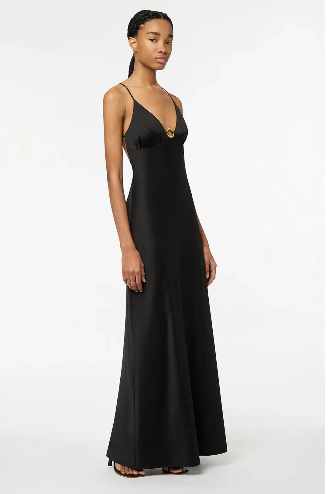 Manning Cartell Liquid Asset Slip Dress Black Size 8 for rent on The Volte - main image