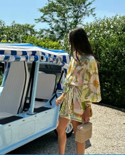 Alemais Checkmate Silk Mini Dress Multi Size 10 for rent on The Volte - image 6