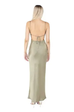 Bec & Bridge The Dreamer Tie Maxi Dress Green Size 6 for rent on The Volte - image 5