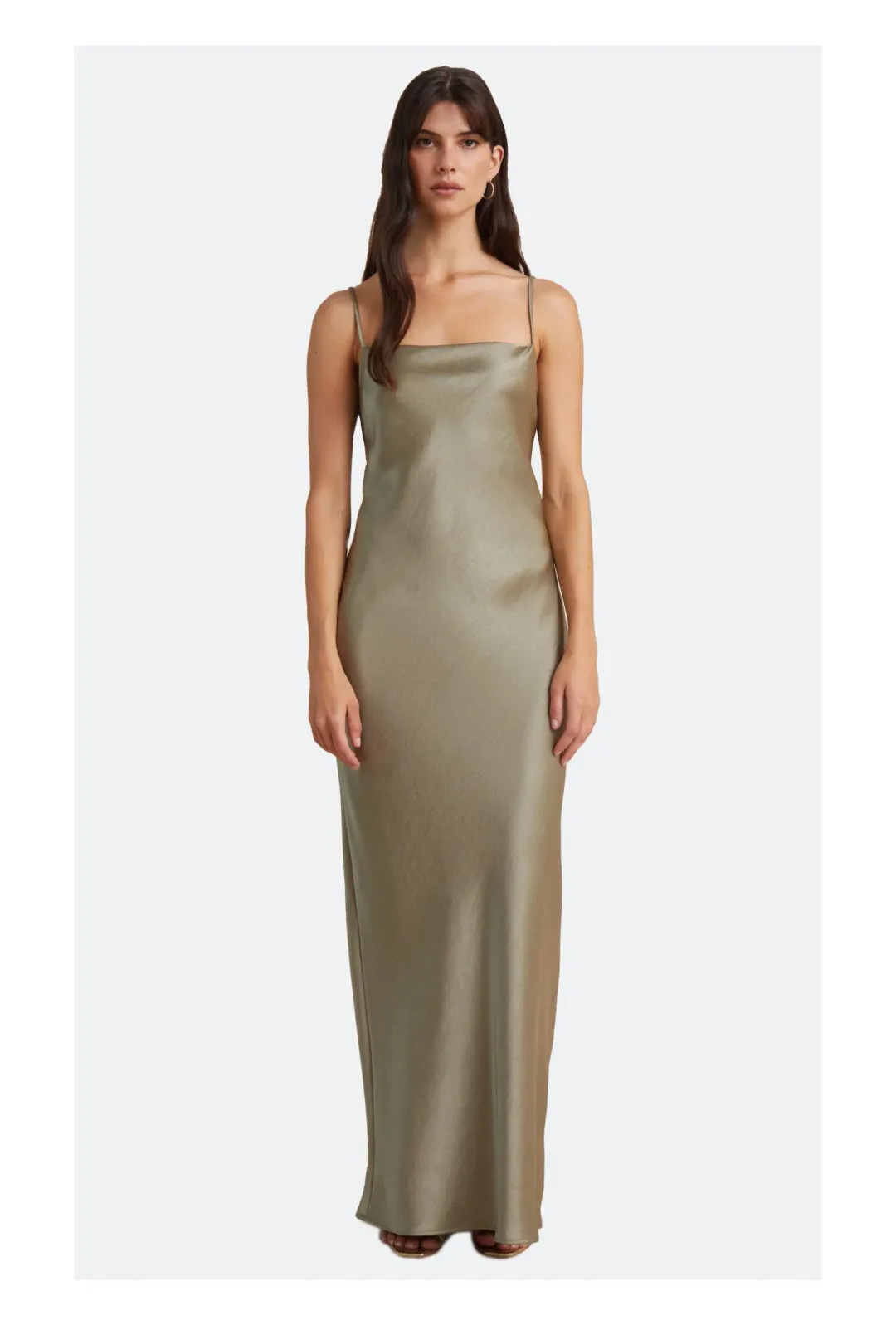 Bec & Bridge The Dreamer Tie Maxi Dress Green Size 6 for rent on The Volte - main image