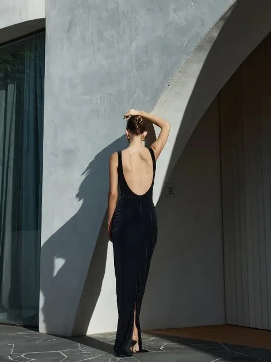 Effie Kats Verona Gown Black Size M / AU 10 for rent on The Volte - main image