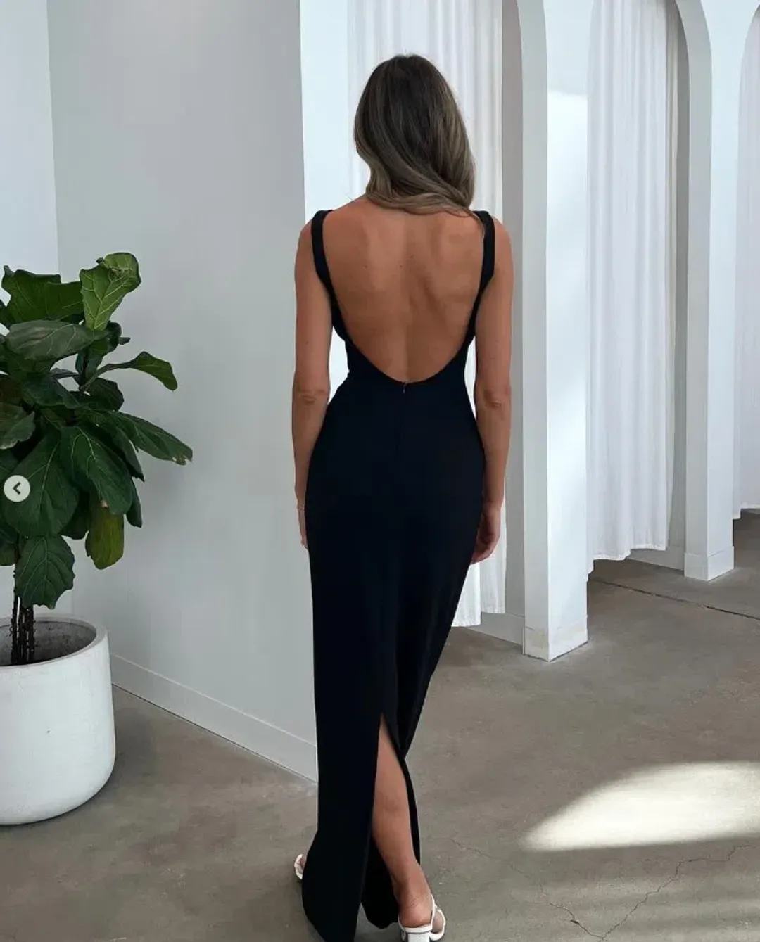 Effie Kats Verona Gown Black Size M / AU 10 for rent on The Volte - main image