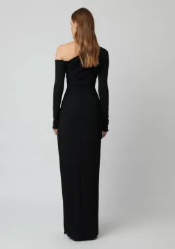 Effie Kats Cayley Gown Black Size L/ AU 12 for rent on The Volte - image 3
