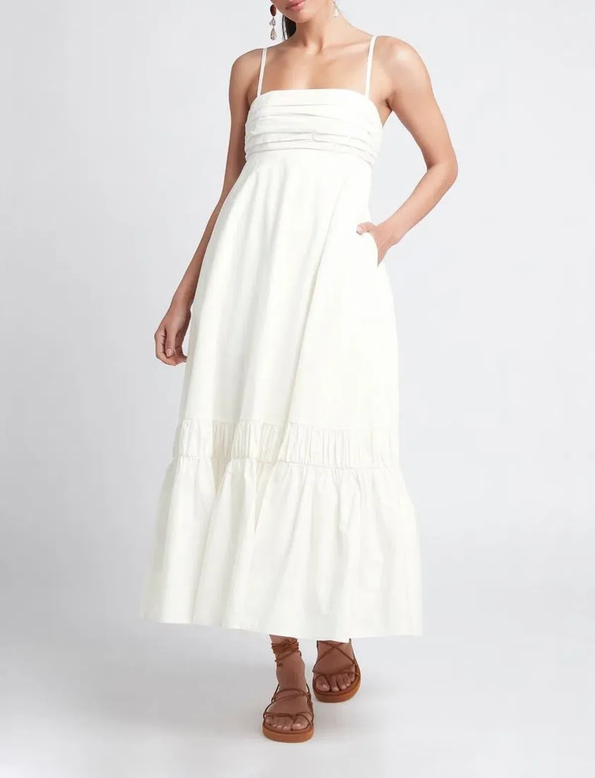 Sheike Love Letters Maxi Dress White Size 16 for rent on The Volte - main image