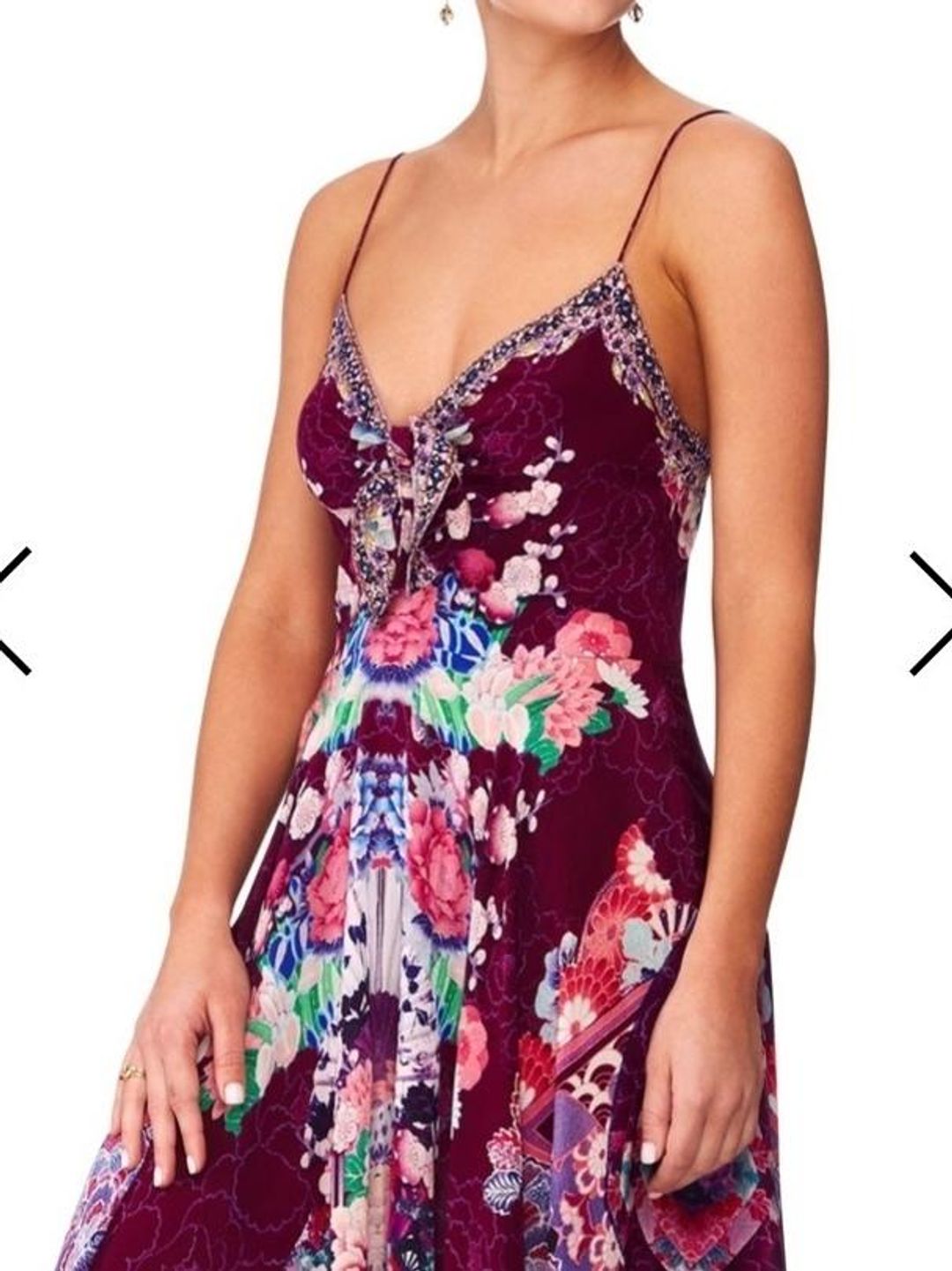 Camilla Little Osaka Girl Tie Front Dress for rent on The Volte - main image