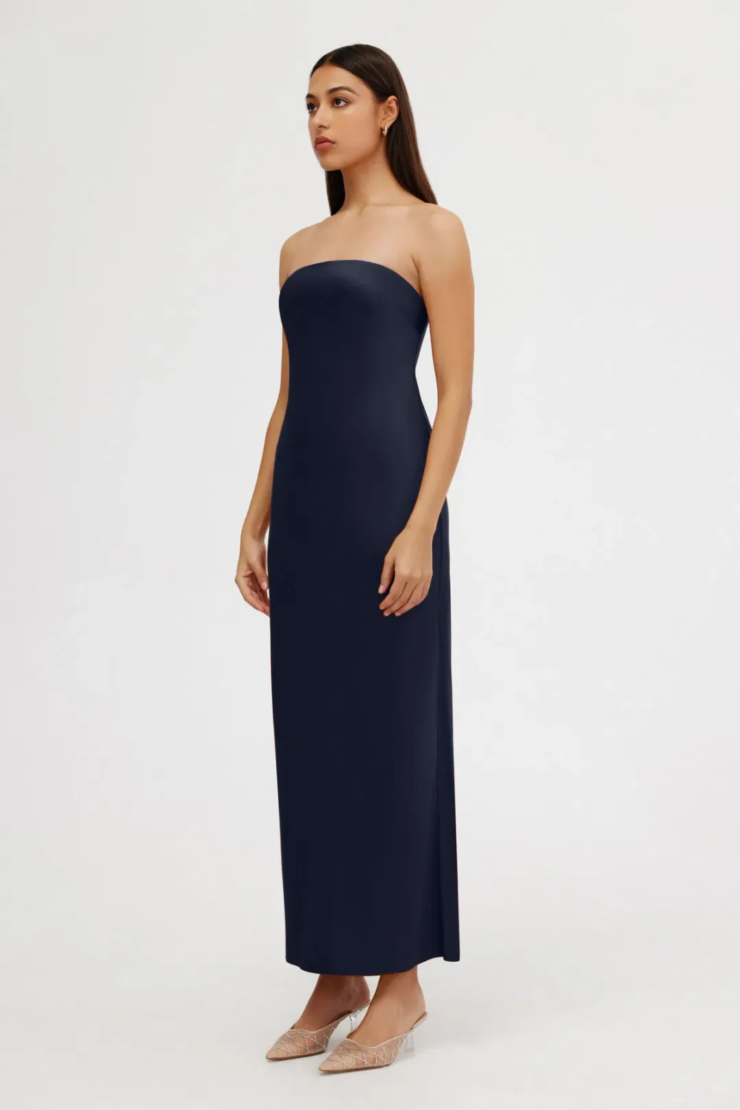 Significant Other Esme Strapless Dress Midnight Blue Size 8 for rent on The Volte - main image