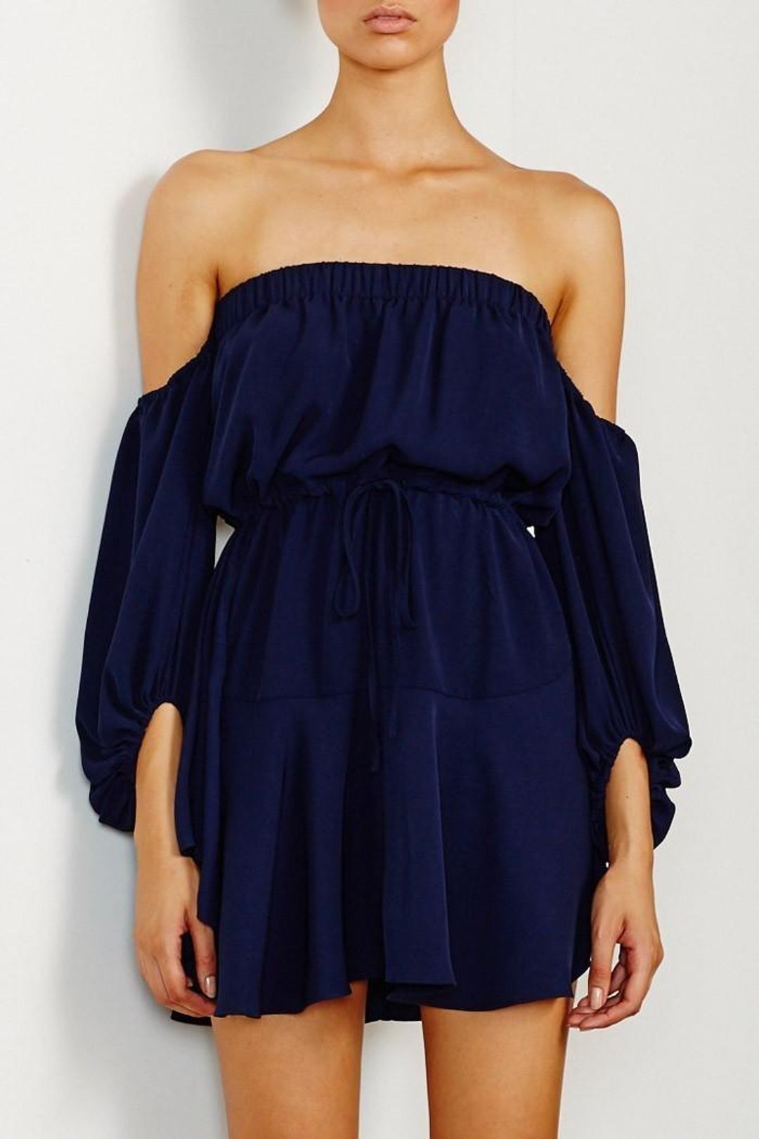 Shona Joy- Leticia Off The Shoulder Mini Dress 8 for rent on The Volte - main image