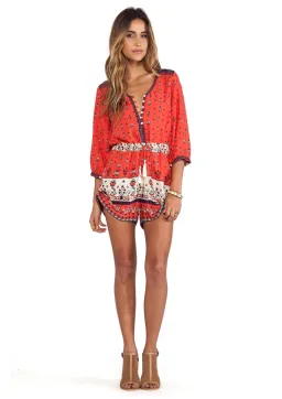 Spell Desert Wanderer Playsuit Sunset Red Size XXL / AU 16 for rent on The Volte - image 1