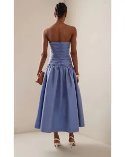 Rachel Gilbert Banks Dress in Cornflower Blue Size AU 12 for rent on The Volte - image 3