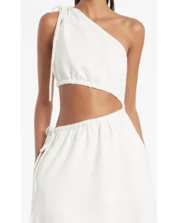 Sir The Label Blanche Asymmetrical Gown White Size 3 / AU 12 for rent on The Volte - image 2