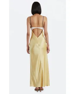Bec & Bridge Nadia Bustier Dress Champagne/Straw Size AU 6 for rent on The Volte - image 4