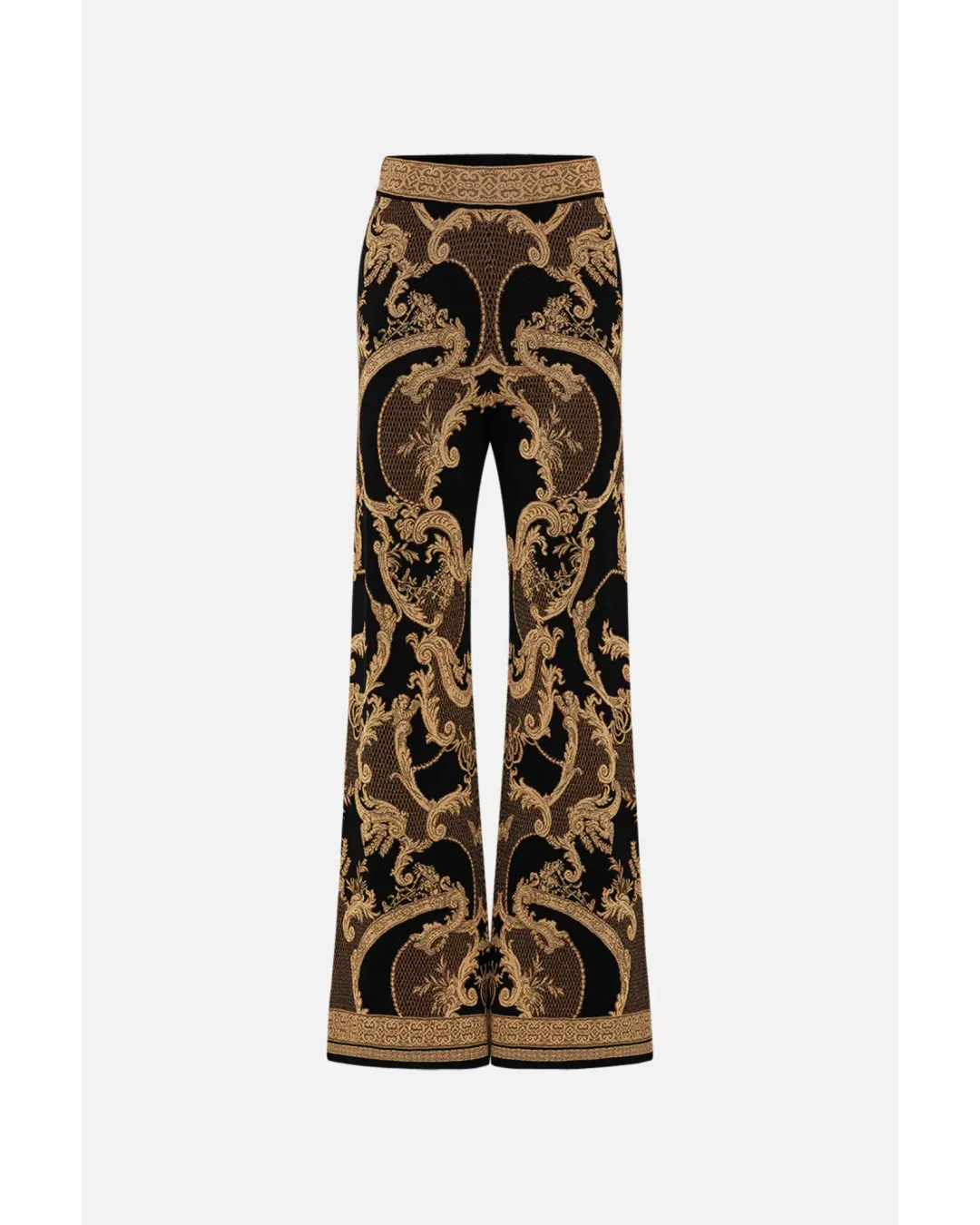 Camilla Flared Jacquard knit pant Magic in the Manuscripts Size AU 10 for rent on The Volte - main image