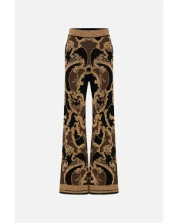 Camilla Flared Jacquard knit pant Magic in the Manuscripts Size AU 10 for rent on The Volte - image 4